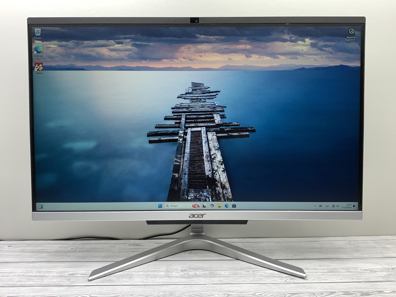 Моноблок 23.8" Acer c24-963 IPS FHD I7-1065G7 DDR4 16GB SSD 256GB HDD 500GB + WIN 11 + БП в комплекті бу