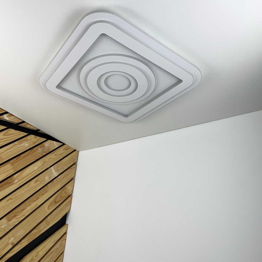 Світильник LED smart KOLIZEY+пульт Violux 150W до 25 м² колір Білий 220455, фото 1