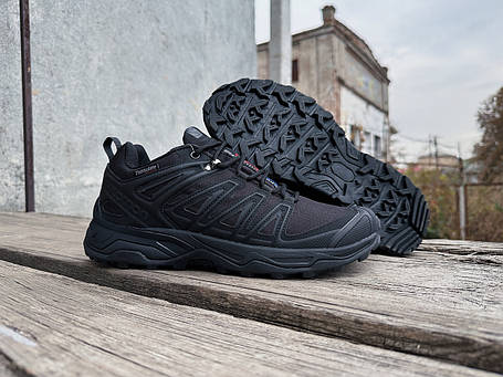 Чоловічі термо кросівки Salomon Speed Cross Pro Gore-Tex Thinsulate чорні водонепроникні, фото 1