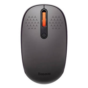 Бездротова мишка Baseus F01B Tri-Mode Wireless Mouse 2.4G/BT1+BT2 800-1200-1600dpi Сірий