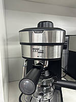 Кавоварка Espresso з ріжковою системою на чотири чашки з капучинатором Zepline, 2200w., фото 2