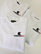 Світшоти утеплені з вашим Логотипом на серці та спині Vsetex Warm Чорні/Білі, фото 9