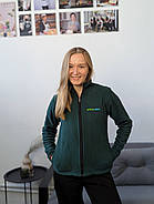 Флісова кофта Vigo 200 Зелена з вашим Логотипом, фото 2