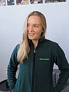 Флісова кофта Vigo 200 Зелена з вашим Логотипом, фото 3