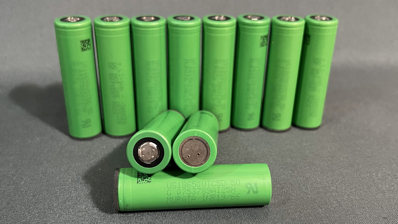 Акумулятор високотоковий 18650 Sony / Murata US18650VTC5D 2800mAh - 35A, Li-Ion 3.7В. Високострумовий