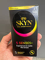 SKYN 5 SENSES БЕЗЛАТЕКСНІ ПРЕЗЕРВАТИВИ 5 ШТ