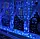 Гірлянда штора-водоспад 240 LED, 3х2 м., колір свічення синій. Світлодіодна новорічна гірлянда, RGB, фото 7