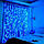 Гірлянда штора-водоспад 240 LED, 3х2 м., колір свічення синій. Світлодіодна новорічна гірлянда, RGB, фото 2