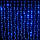 Гірлянда штора-водоспад 240 LED, 3х2 м., колір свічення синій. Світлодіодна новорічна гірлянда, RGB, фото 5