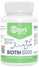 Biotin 5000 Stark Pharm 120 таблеток