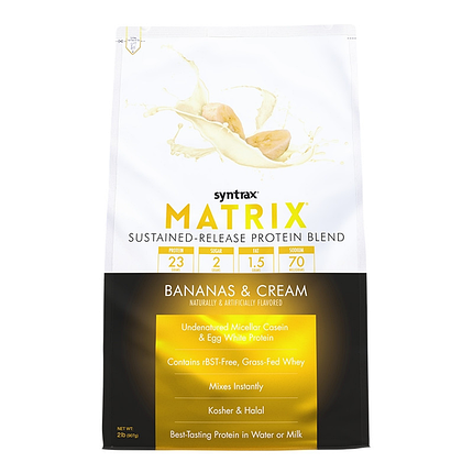 Протеїн Syntrax Matrix 907 g Banana Cream, фото 1
