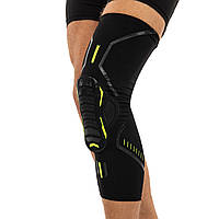Наколенник чулок компрессионный баскетбольный с защитными накладками SP-Sport 080 размер S 1шт Black
