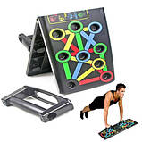 Дошка платформа Foldable, тренажер дошка вправи, Підлогова для віджимань Ручки для віджимань CB-40, фото 10