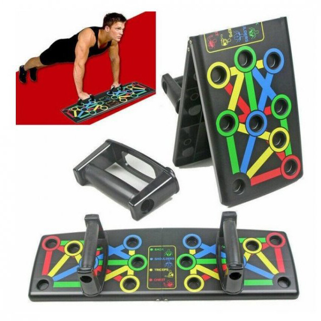 Дошка для віджимання, Упори з різними хватами, Дошка для віджимання від підлоги Стійки віджимань WA-12, фото 1