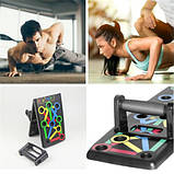 Дошка платформа Foldable, тренажер дошка вправи, Підлогова для віджимань Ручки для віджимань CB-40, фото 9