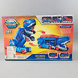 Трейлер із машинами Ігровий набір арт. MH-176 2 машини трейлер розкладається, фото 3