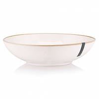 Тарілка супова Ardesto Apulia, 820 мл, 20.8 см, кераміка, кремовий (AR2921AC)