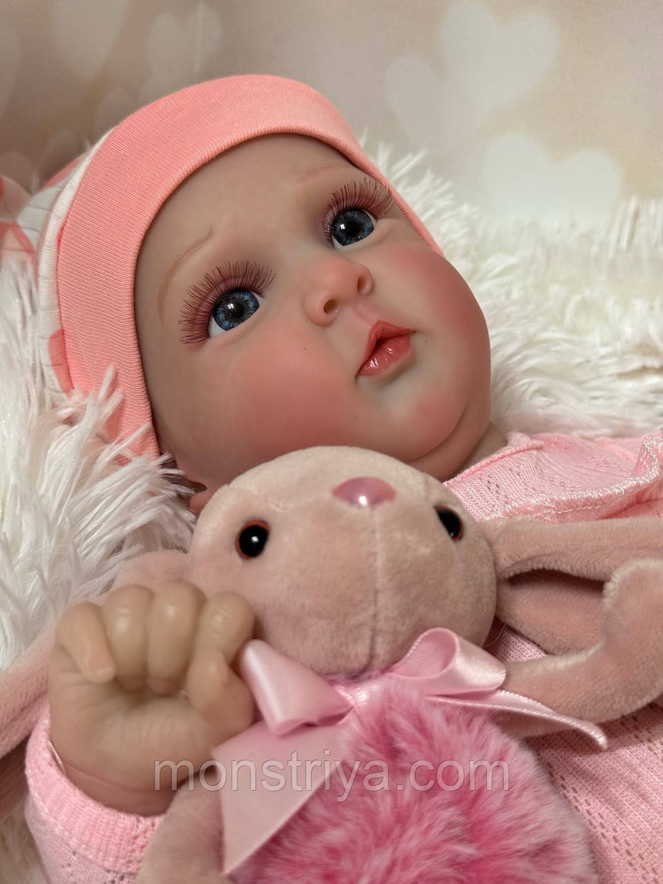 Новонароджена колекційна лялечка реборн, Мілана, фото 1