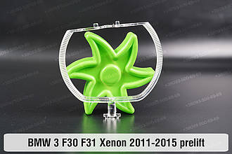Кільце світловод фари BMW 3 F30 F31 Xenon (2011-2015) дорест велике зовнішнє angel eyes ліве