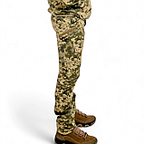 Брюки тактичні вологозахисні 5 LEVEL 505SQUARE в кольорі піксель ЗСУ ММ14, фото 3