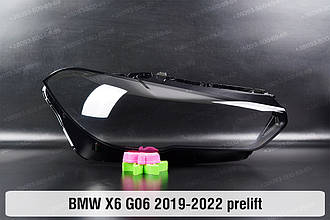 Скло фари BMW X6 G06 (2019-2022) дорест праве