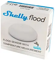 Датчик витоку воды и температуры Shelly Flood с Wi-Fi-управлением белый