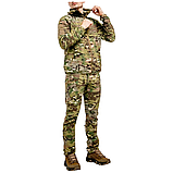 Брюки тактичні вологозахисні 5 LEVEL  505SQUARE в кольорі мультикам, фото 6