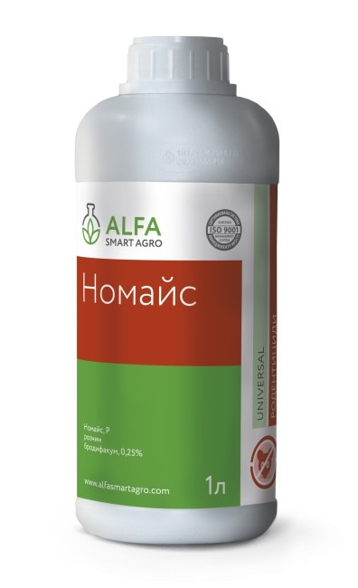 Родентицид Номайс ALFA Smart Agro - 1 л, фото 1