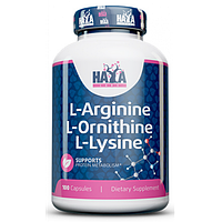 Haya Labs L-Arginine/L-Ornithine/L-Lysine - 100 капс