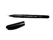 Маркер перманентний CD/DVD/BD Centropen 4616 ergoline 0.6 мм червоний