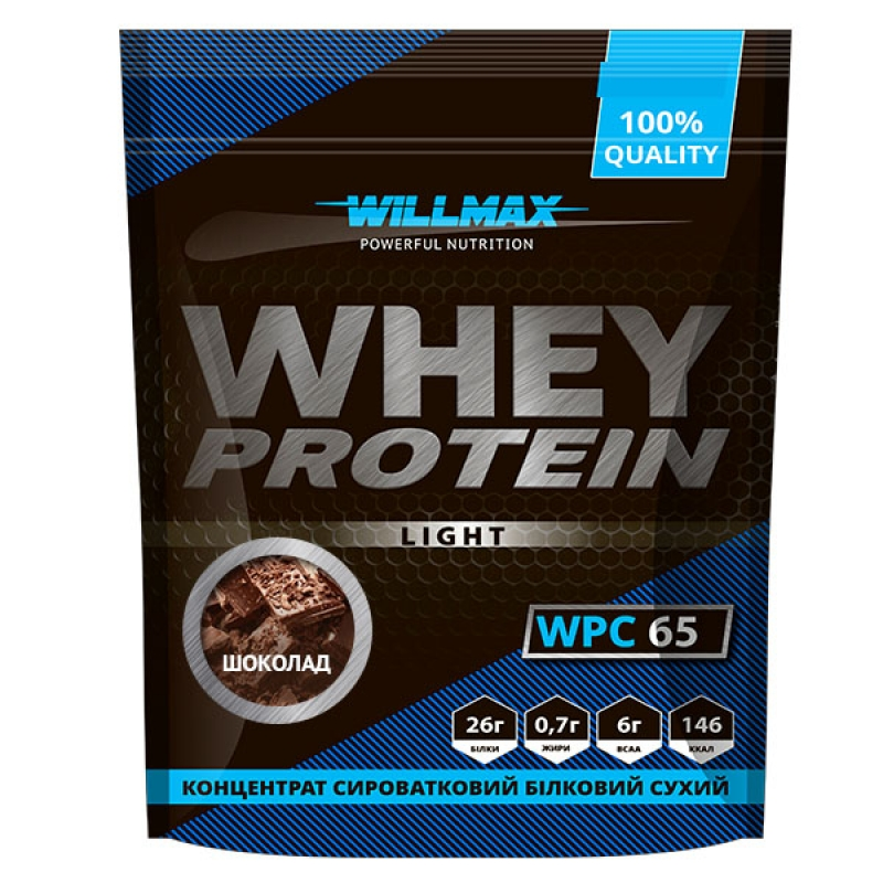 Willmax Whey Protein Light 65 % 1000 g Шоколад