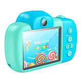 Фотокамера дитяча цифрова HOCO DV201, блакитна, фото 2