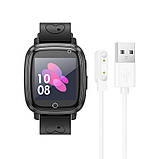 Смарт-годинник дитячий HOCO Y100, чорний, фото 2