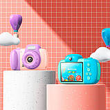 Фотокамера дитяча цифрова HOCO DV201, рожева, фото 4