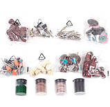 Набір шліфувальних насадок для гравера, дримера, бормашини Dremel Hilda 9423, 248 шт., фото 2