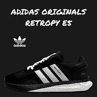 Кросівки чоловічі Adidas Retropy E5 Black White чорні з білим 2730