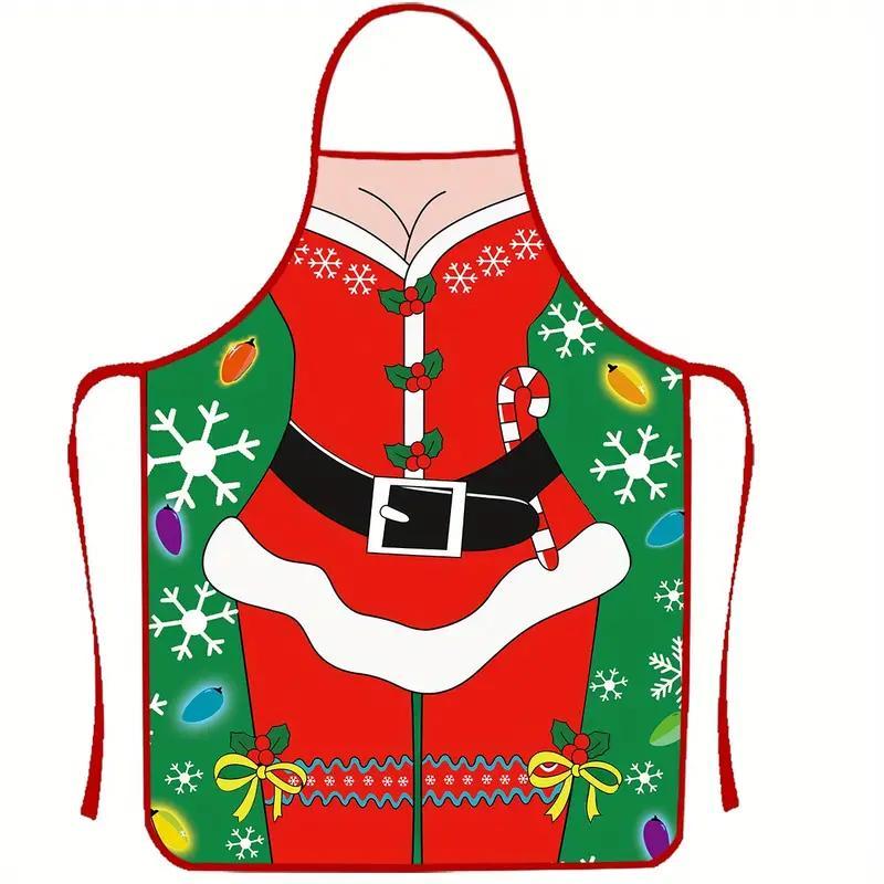 Новорічний фартух жіночий. Святковий Різдвяний Фартух, фото 1