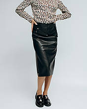 Спідниця шкіряна довга Red Exp. 4034 36 чорна