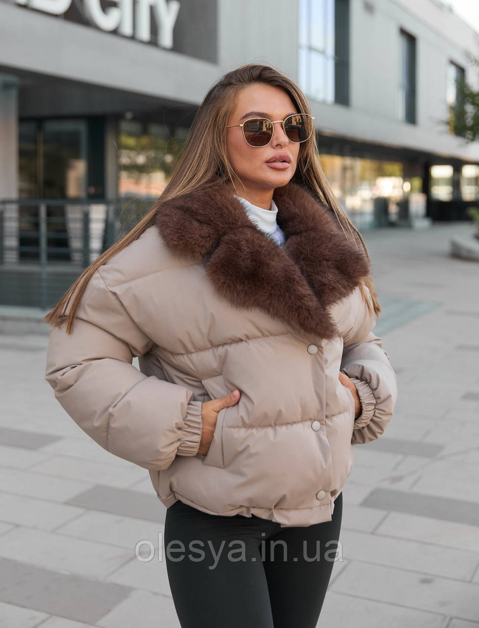 Зимова жіноча куртка, стьобаний пуфер, модний теплий бомбер Mila Nova Розміри 42 - 48, фото 1