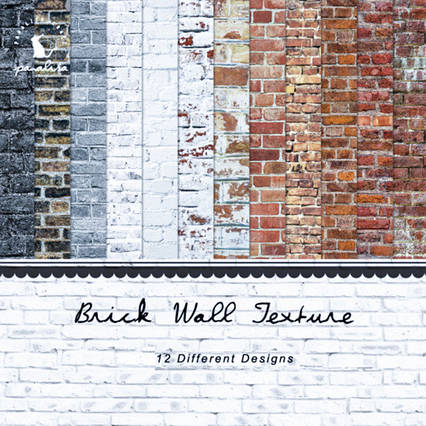 Папір для оригамі 15х15 см Цегляний мур 12 аркушів