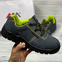 Туфли кожаные защитные с метал носком рабочая спецобувь демисезонная ударостойкая польша art master