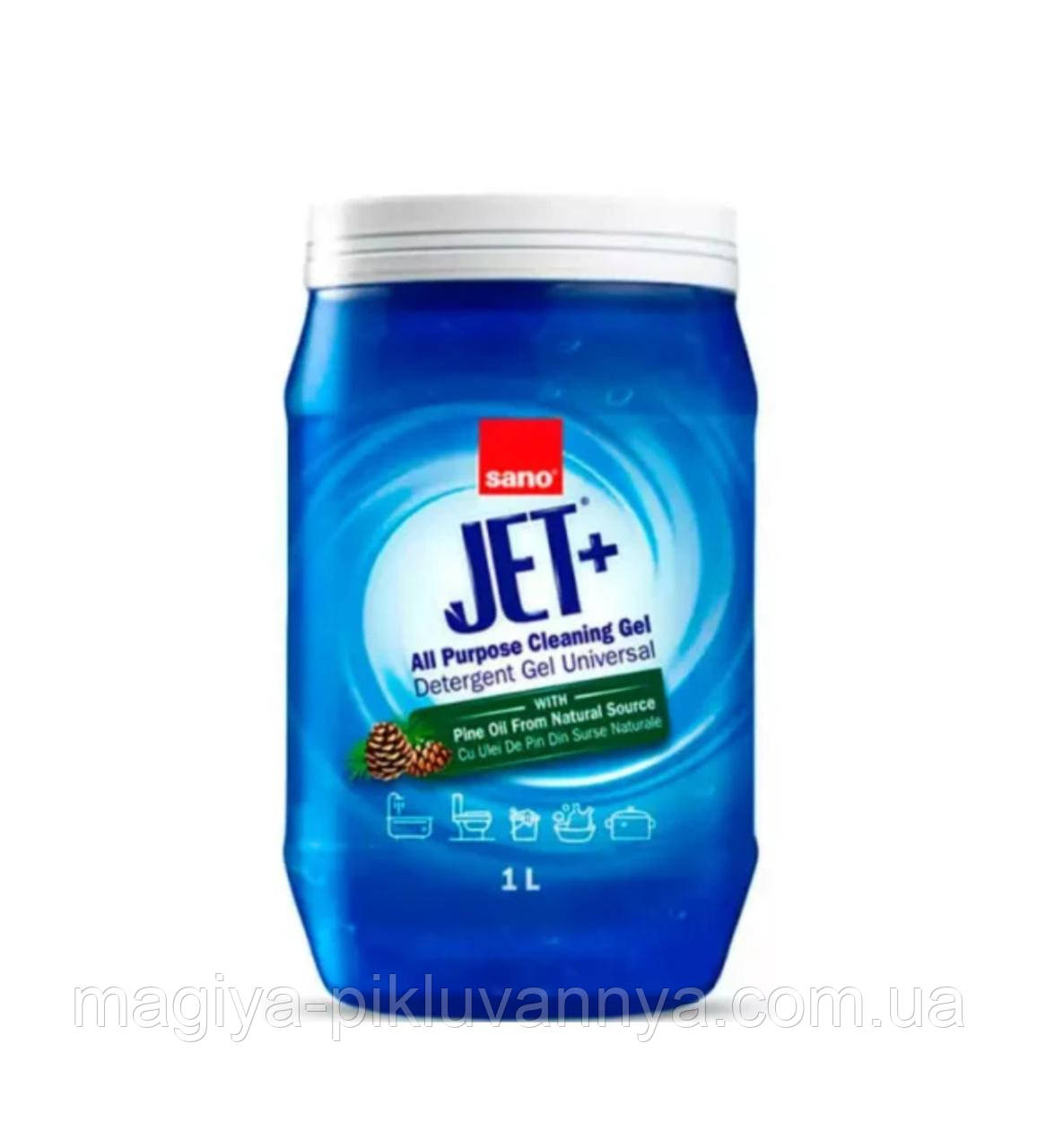 Універсальний гель Sano Jet+ Gel з олією сосни, 1 л