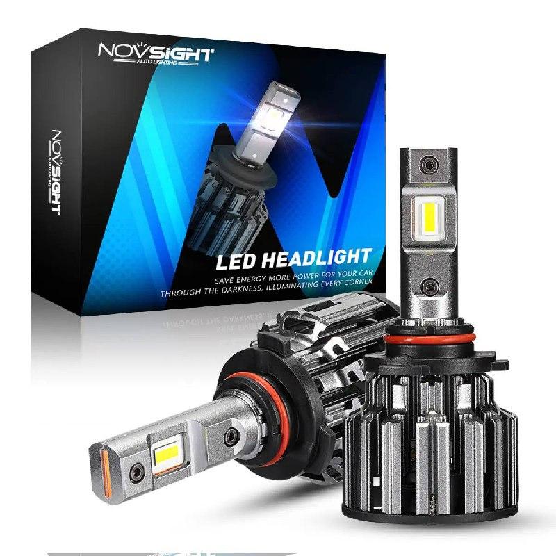 LED лампи H7 Novsight F03 90W 15000LM 6500K 12-24V (2-шт) – Світлодіодні лампи h7 з обманкою CANBUS