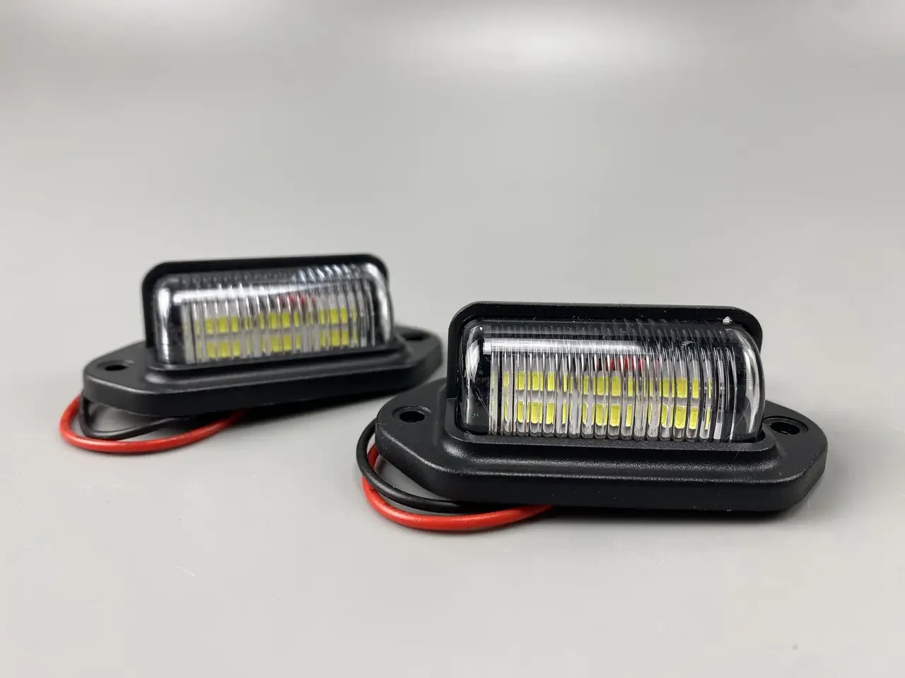Ліхтар LED освітлення номерного знака 66 х 33 х 21 мм; 12-24V; 6 led диодов, фото 1