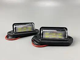 Ліхтар LED освітлення номерного знака 66 х 33 х 21 мм; 12-24V; 6 led диодов