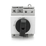 Поворотний вимикач зовнішнього монтажу HGN4-NL1-16, DC1000V, 16A, 4P, Grey, фото 2