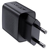 Мережевий зарядний пристрій ACEFAST A82 PD20W GaN single USB-C charger Black, 20W, портативний, швидка зарядка, фото 3