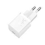 Мережевий зарядний пристрій Baseus GaN5 Fast Charger(mini) 1C 30W EU White, Power Delivery, Quick Charge 3.0, фото 2