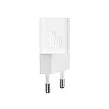 Мережевий зарядний пристрій Baseus GaN5 Fast Charger(mini) 1C 30W EU White, Power Delivery, Quick Charge 3.0, фото 5