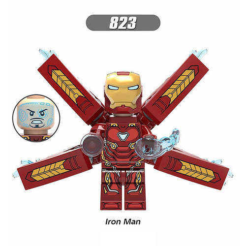 Фигурка для лего Железный человек супергерой киновселенной Marvel 823 ...